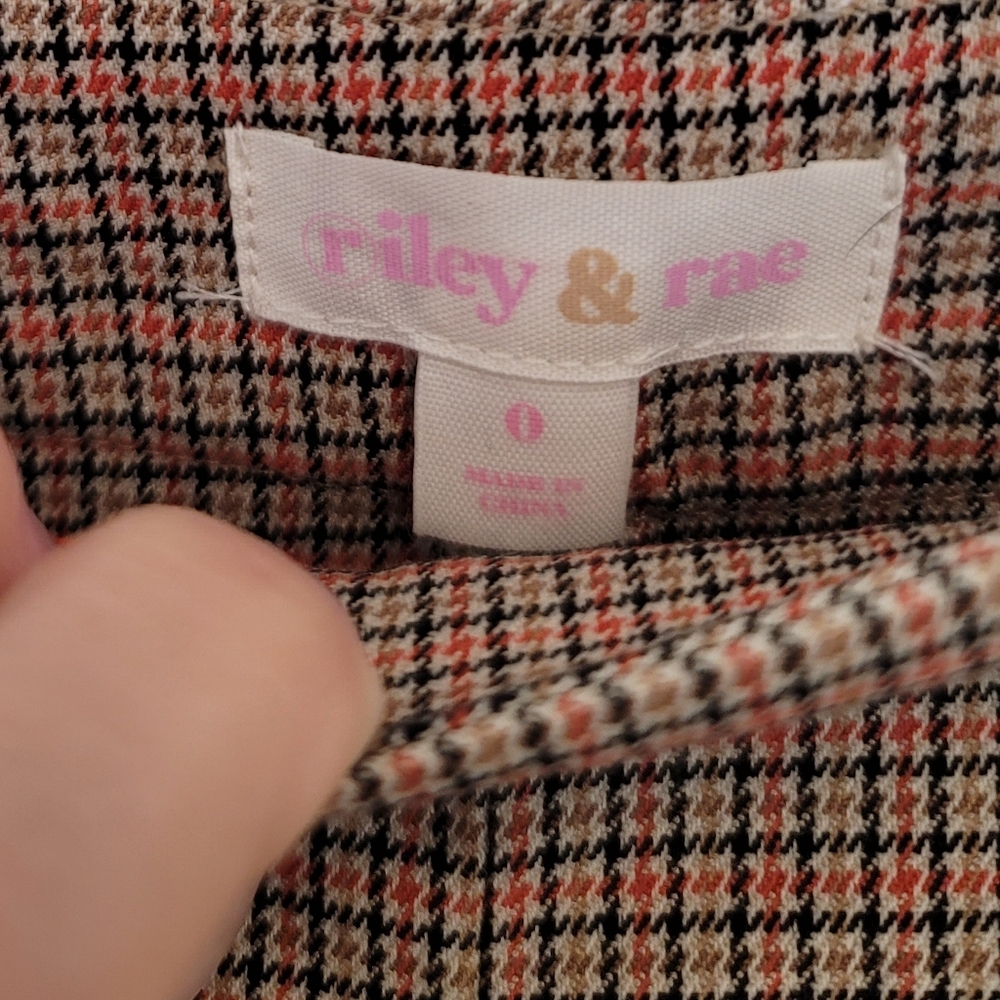 Riley & Rae Sydney Plaid Culottes - Picture 3 of 9